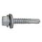 Teks Self-Drilling Screw, 1/4" x 1-1/4 in, Climaseal Steel Flange Hex Head External Hex Drive, 250 PK 1019000 - alternate 1