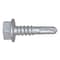 Teks Self-Drilling Screw, #10 x 3/4 in, Climaseal Steel Flange Hex Head External Hex Drive, 500 PK 1107053 - alternate 1