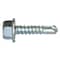 Teks Self-Drilling Screw, #10 x 3/4 in, Zinc Plated Steel Flange Hex Head External Hex Drive, 500 PK 1821200 - alternate 1