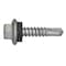 Teks Self-Drilling Screw, #12 x 1 in, Climaseal Steel Flange Hex Head External Hex Drive, 250 PK 1026000 - alternate 1