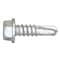 Teks Self-Drilling Screw, #12 x 3/4 in, Climaseal Steel Flange Hex Head External Hex Drive, 500 PK 1087000 - alternate 1