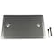Calbrite Box Cover, Square Box Type, 1 Gang, Stainless Steel, Blank Cover Type S607BLPLTS - alternate 1