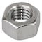 Calbrite Hex Nut, 1/4"-20, 316 Stainless Steel, Not Graded, Plain, 7/32 in Ht S60200HN00 - alternate 1