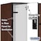 Salsbury Industries Wardrobe Locker, 36" W, 21" D, 76" H, (3) Wide, (6) Openings, Mahogany 37361MAH - alternate 2