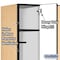 Salsbury Industries Wardrobe Locker, 36" W, 21" D, 76" H, (3) Wide, (3) Openings, Maple 31361MAP - alternate 3