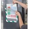 Tarifold Sign Holder, Green/White, Magnetic, PK2 P194945 - alternate 4
