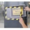 Tarifold Sign Holder, Yellow/Black, Magnetic, PK2 P194944 - alternate 4
