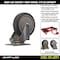 Snap-Loc Caster 4 In., Swivel, 375 lb Capacity SLAC4S - alternate 2