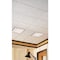 Armstrong Designer Ceiling Tile, 24 in W x 24 in L, Angled Tegular, 15/16 in Grid Size, 16 PK 737C - alternate 2
