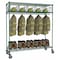 Metro Turnout Gear Storage Rack, Green, 24 in D, 80 in H TFMOBTOGR - alternate 1