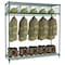 Metro Turnout Gear Storage Rack, Green, 24 in D, 74 in H TFSTATOGR - alternate 1