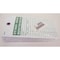 Zoro Select Tag, Eyewash, Vinyl, 3 3/16 in H x 5 3/4 in W, White, Rectangle, 25 PK 36RE99 - alternate 2