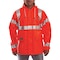 Tingley Arc Flash Flame Resistant Rain Jacket, PVC, Class 3 Orange, S J44129 - alternate 1