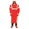 Tingley Arc Flash Flame Resistant Rain Coat, PVC, Class 3 Orange, 2XL C44129 - alternate 1