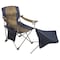 Kamp-Rite Tent Cot Chair, Blue/Gray, 49 in. L x 37 in. H CC231 - alternate 2
