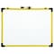 Quartet Dry Erase Board, Steel, 24 in, 36 in, Plastic Frame, White, Gloss 724125 - alternate 3
