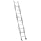 Louisville 10 ft Overall H, Straight Ladder, Aluminum, Natural Finish, 300 lb Load Capacity AE2110 - alternate 1