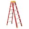 Louisville 6 ft Fiberglass Stepladder, 300 lb Capacity L-3016-06 - alternate 1