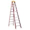 Louisville 10 ft Fiberglass Stepladder, 300 lb Capacity L-3016-10 - alternate 1