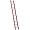 Louisville 10 ft Overall H, Straight Ladder, Fiberglass, Orange Finish, 300 lb Load Capacity FE3110 - alternate 1
