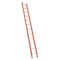 Louisville 12 ft Overall H, Straight Ladder, Fiberglass, 12 Steps, Orange Finish, 300 lb Load Capacity FE3112 - alternate 1