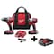 Milwaukee Tool M18 Cordless LITHIUM-ION 2-Tool Combo Kit + M18 CP2.0 Battery 2691-22, 48-11-1820 - alternate 1
