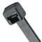 Panduit Cable Tie, 8 in L, 2 in Max Bundle Dia., Black, Nylon 6/6, 40 lb Strength, 1000 PK PLT2I-M30 - alternate 1