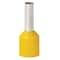 Panduit Ferrule, Ins, Shtct, 10Awg, 12mmpin, Yl, PK100 FSDXL82-12-C - alternate 1