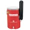 Zoro Select 5 gal. Red HDPE Beverage Cooler 42196 - alternate 2