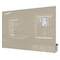 Ghent Dry Erase Board, Glass, 24 in, 36 in, No Frame Frame, Gray, Gloss HMYRN23GY - alternate 1