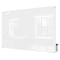 Ghent Dry Erase Board, Glass, 36 in, 48 in, No Frame Frame, White, Gloss HMYRN34WH - alternate 1