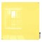 Ghent Dry Erase Board, Glass, 48 in, 48 in, No Frame Frame, Yellow, Gloss HMYRN44YW - alternate 1