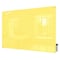 Ghent Dry Erase Board, Glass, 48 in, 72 in, No Frame Frame, Yellow, Gloss HMYRN46YW - alternate 1