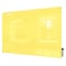 Ghent Dry Erase Board, Glass, 36 in, 48 in, No Frame Frame, Yellow, Gloss HMYRM34YW - alternate 1
