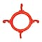 Mr. Chain Cone Chain Connector for Plastic Chain Barrier, Orange, 6 39/50 in Length, Gloss 97413-6 - alternate 1