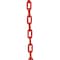 Zoro Select Plastic Chain, Red, 500 ft Length, Gloss 30005-500 - alternate 1