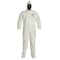 Dupont Chemical Resistant Coveralls, Hooded Coverall, M, Tychem(R) 4000, Elastic Wrist, Bound Seam, White SL122BWHMD0012BN - alternate 2