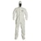 Dupont Chemical Resistant Coveralls, Hooded Coverall, XL, Tychem(R) 4000, Elastic Wrist, Elastic Ankle SL122TWHXL0006BN - alternate 2