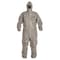 Dupont Chemical Resistant Coveralls, Hooded Coverall, S, Tychem(R) 6000, Elastic Wrist, Elastic Ankle TF145TGYSM0006TV - alternate 2