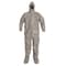Dupont Chemical Resistant Coveralls, Hooded Coverall, 3XL, Tychem(R) 6000, Elastic Wrist, Taped Seam, Gray TF169TGY3X0006TV - alternate 2