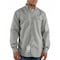 Carhartt Men's Flame-Resistant Collared Shirt, 8.6 cal/sq cm, M, 12% Nylon, 88% Cotton FRS160-GRY MED REG - alternate 2