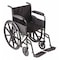Dmi Wheelchair, 250 lb, 18 In Seat, Silver 503-0658-0200 - alternate 1