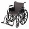 Dmi Wheelchair, 250 lb, 18 In Seat, Silver 503-0664-0200 - alternate 2