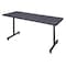 Regency Rectangle Training Table, 60" X 29", Laminated Melamine Top MKTRCT6024GY - alternate 1