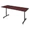 Regency Rectangle Training Table, 60" X 29", Laminated Melamine Top MKTRCT6024MH - alternate 1