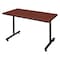 Regency Rectangle Training Table, 48" X 29", Laminated Melamine Top, Cherry MKTRCT4824CH - alternate 1