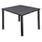 Regency Square Cafe Table, 36" X 36" X 29", Laminated Melamine Top TB3636GYBPBK - alternate 1