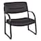 Regency Guest Chair, Series Crusoe Leather Black 1106BK - alternate 1