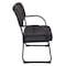 Regency Guest Chair, Series Crusoe Leather Black 1106BK - alternate 2