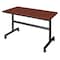 Regency Rectangle Training Table, 48" X 48" X 29", Laminated Melamine Top MKFT4824CH - alternate 1